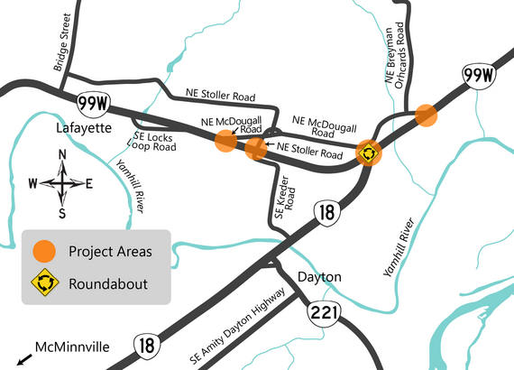 Corridor intersection safety improvements