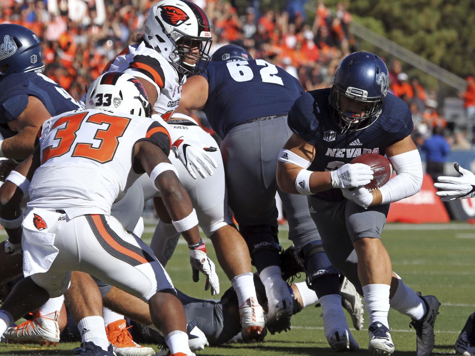 Osu Football After Poor Start Defense Settled In Against Nevada Football Gazettetimes Com