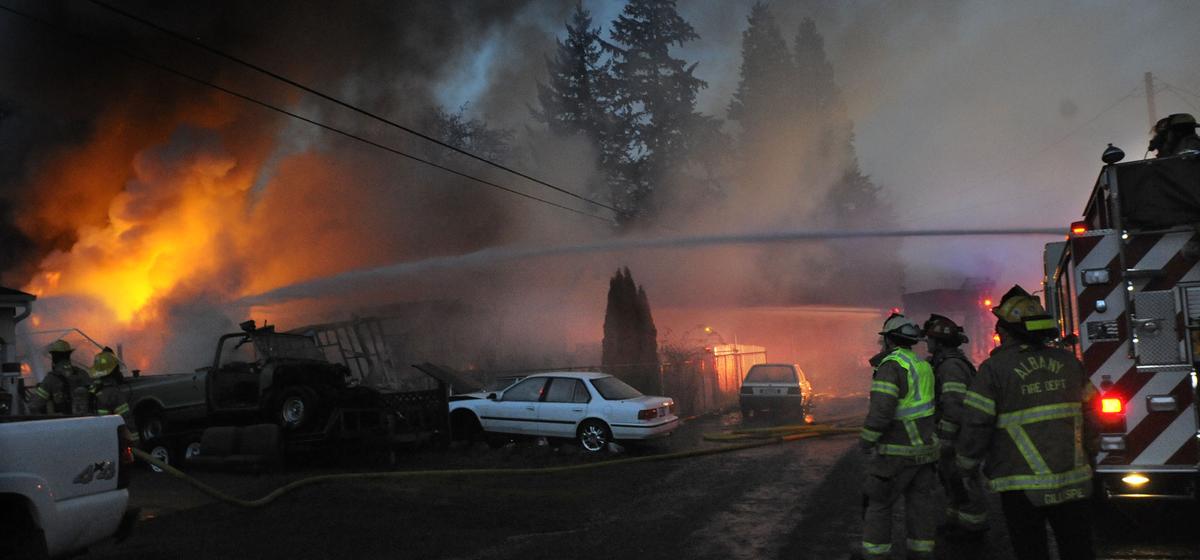 Fire destroys Albany house Local