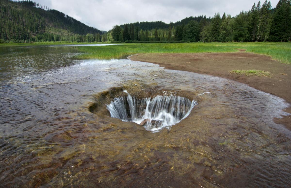 Lost Lake's annual disappearing act under way News