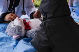 Photos: Vets called into teddy bear surgery at Oregon State University