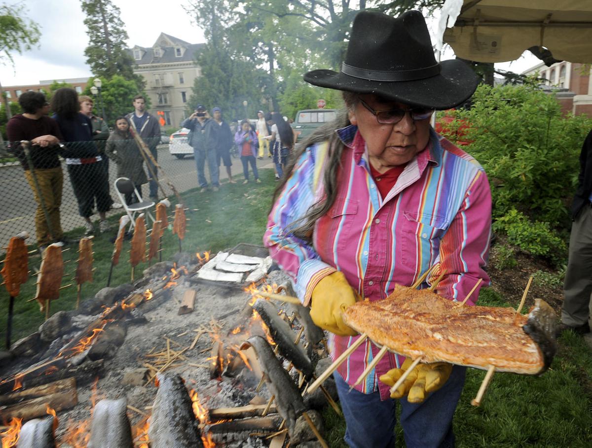 Native American salmon bake draws huge crowd Local