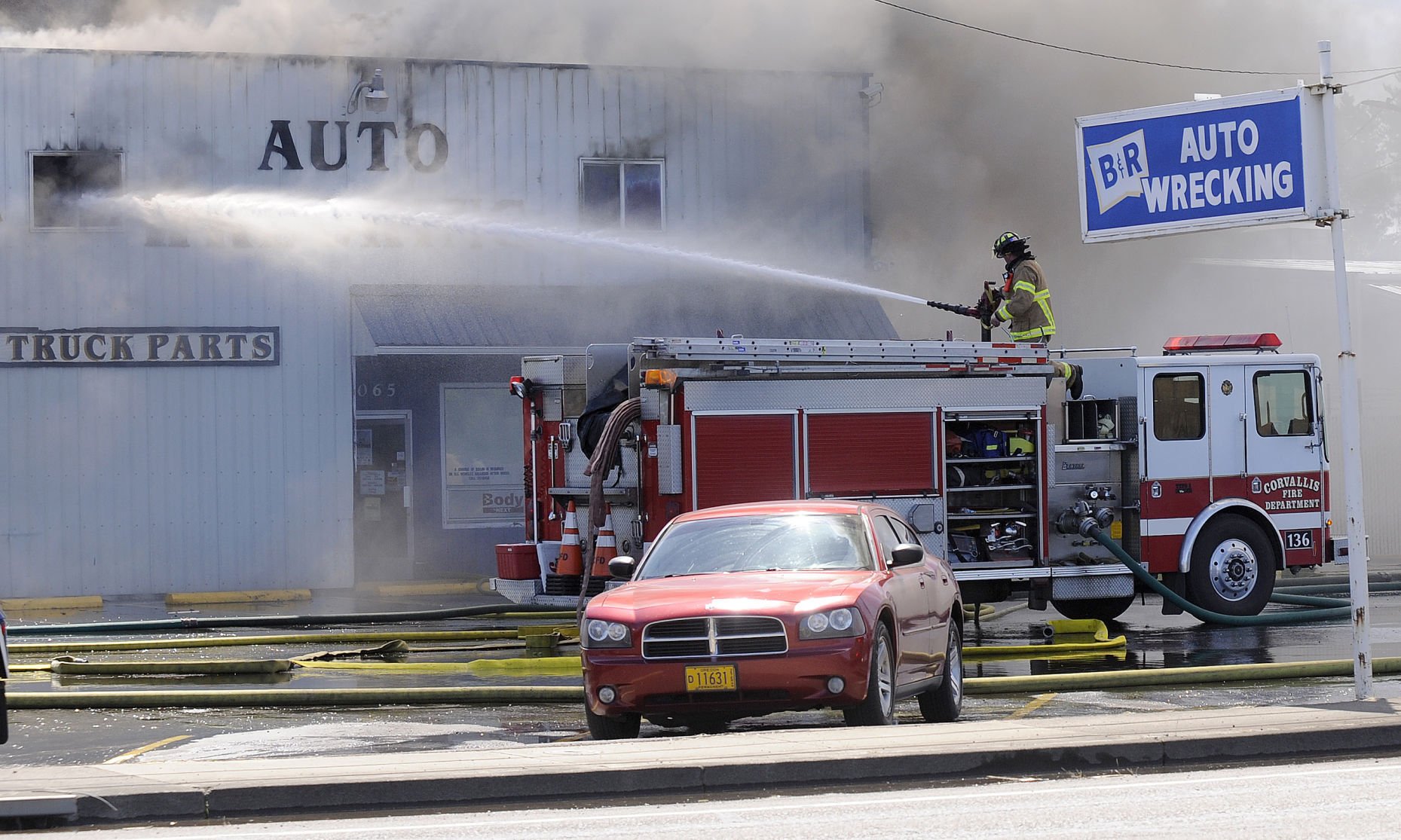 Fire Hits B&R Auto Wrecking | Local | Gazettetimes.com