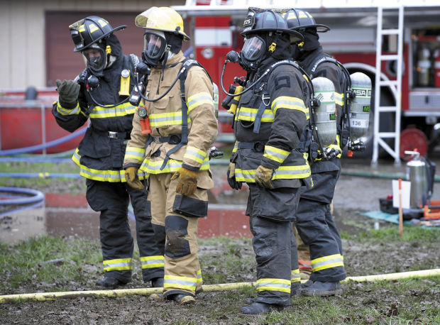 Philomath firefighters burn down house in training exercise | Local ...