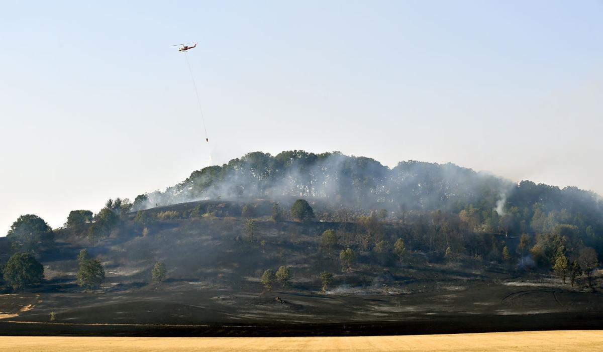 Firefighters battle blaze at Finley Wildlife Refuge Local