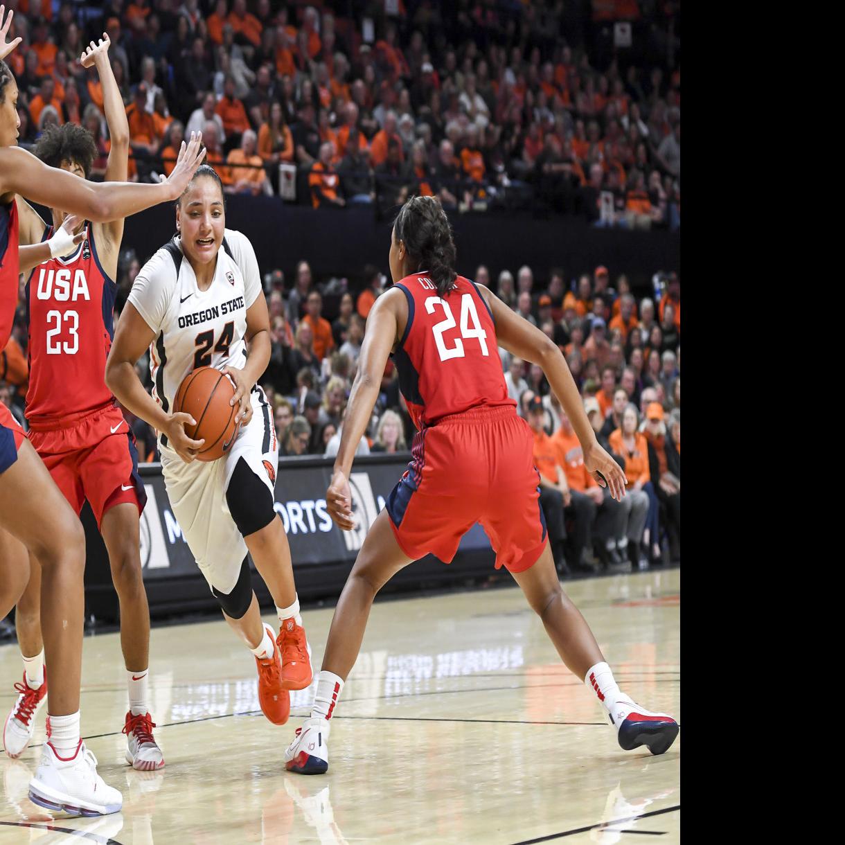 Hampton On Osu Sports Loss To Team Usa Shows Off Beavers