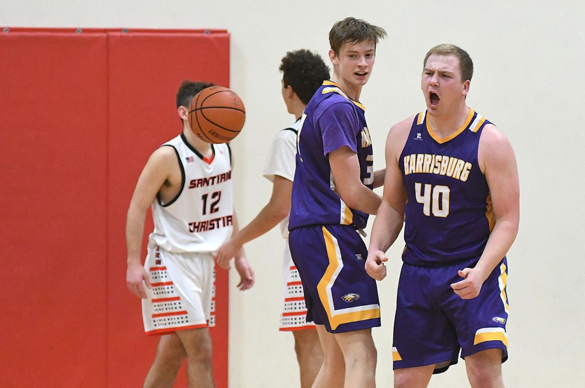 Gallery Harrisburg defeats Santiam Christian in Boys Basketball