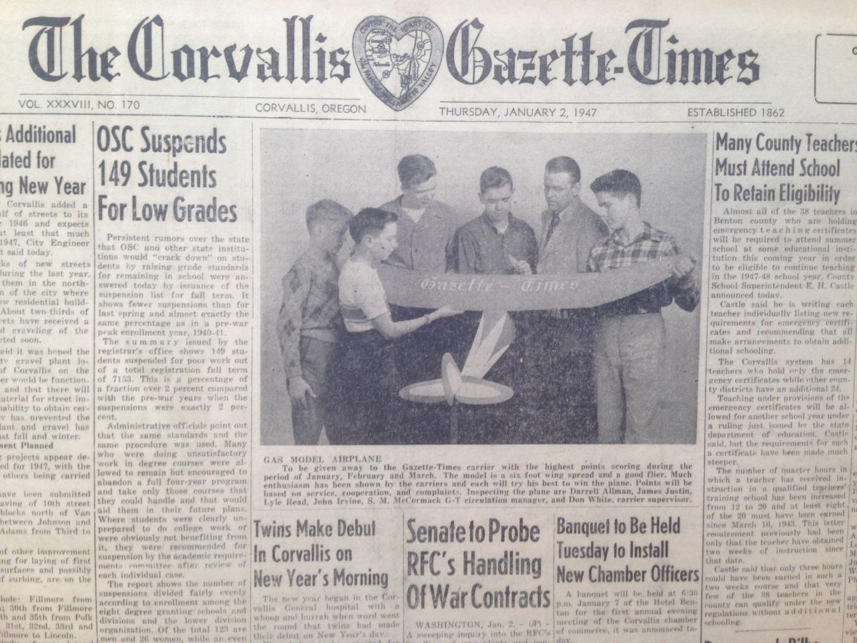 Old newspapers offer peeks into Corvallis' past Local