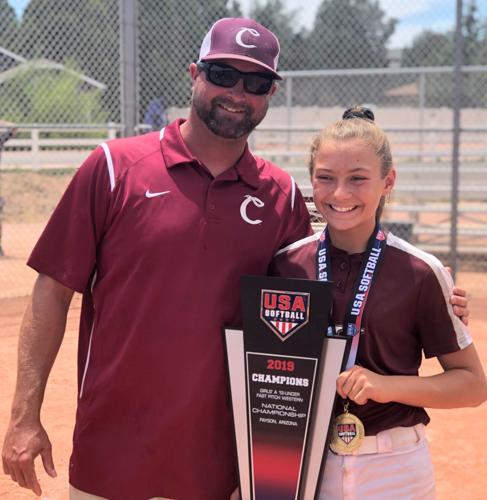 Lady Knights 12U softball: Erik and Evy Remington