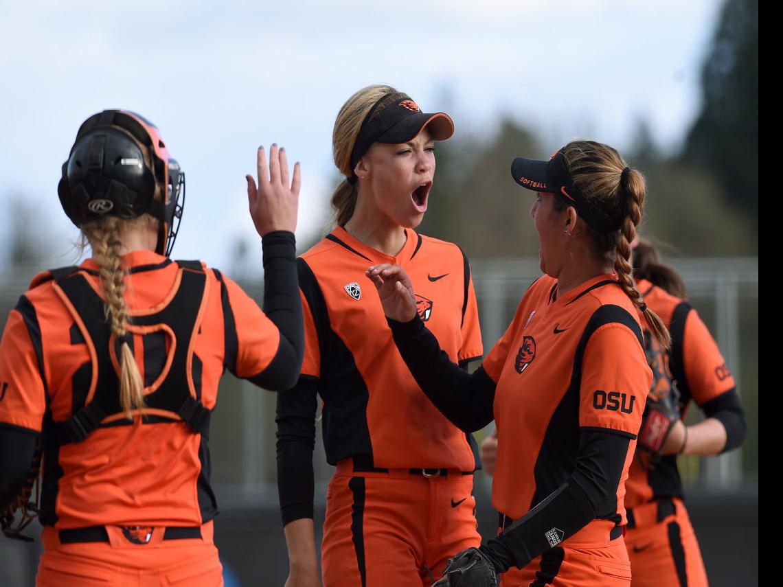 Osu Softball Anthony S Homer Ignites Beavers To First Conference Win Softball Gazettetimes Com