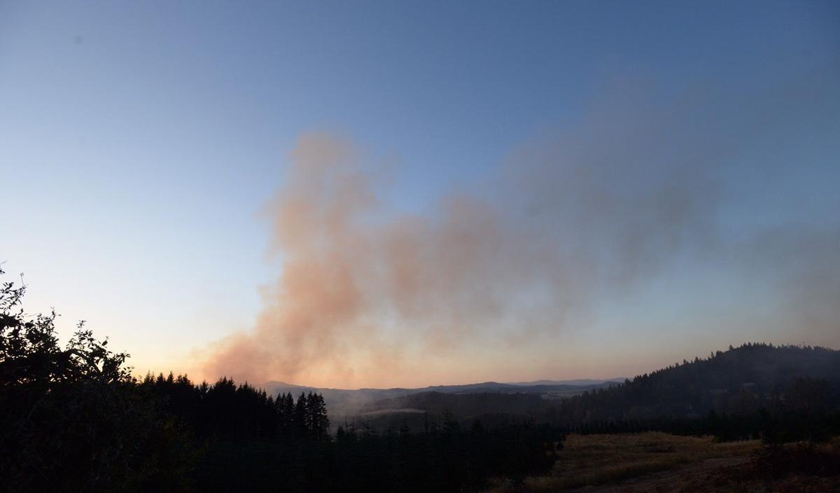 Combine sparks fire near Monroe Local