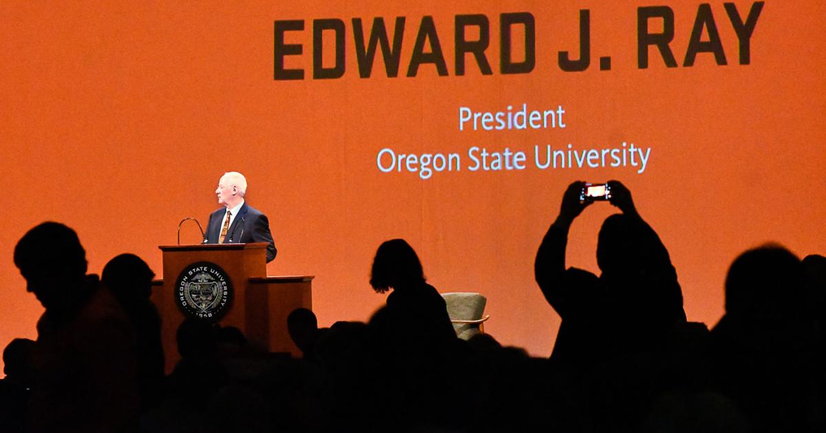 Assemblyman Ed Ray Gallery: Ed Ray tenure as OSU President