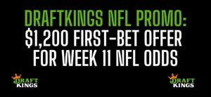 DraftKings NFL promo code: Claim up to $1,200 in bonuses for NFL Week 11