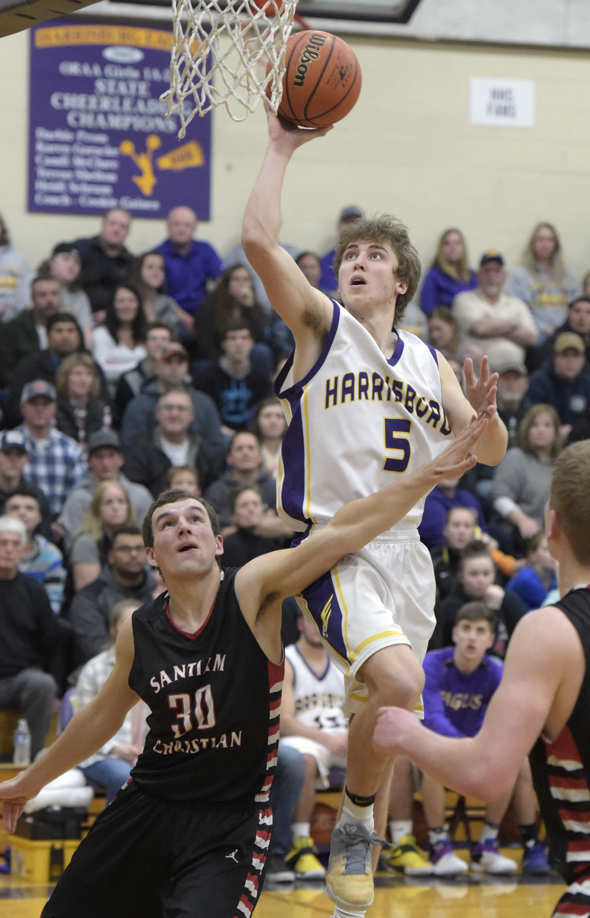Gallery Santiam Christian vs Harrisburg Boys Basketball Albany