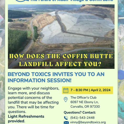 Conversation on landfill set for Tuesday in Adair Village - Vimarsana News