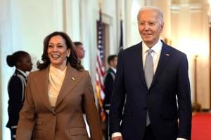 Harris looks to lock up Democratic nomination after Biden steps aside