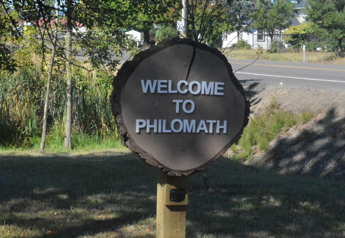 Welcome to Philomath sign artwork