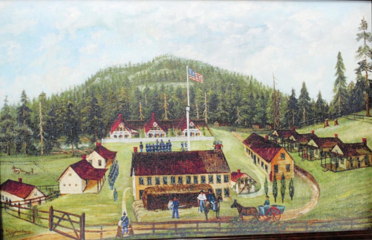 Fort Hoskins painting