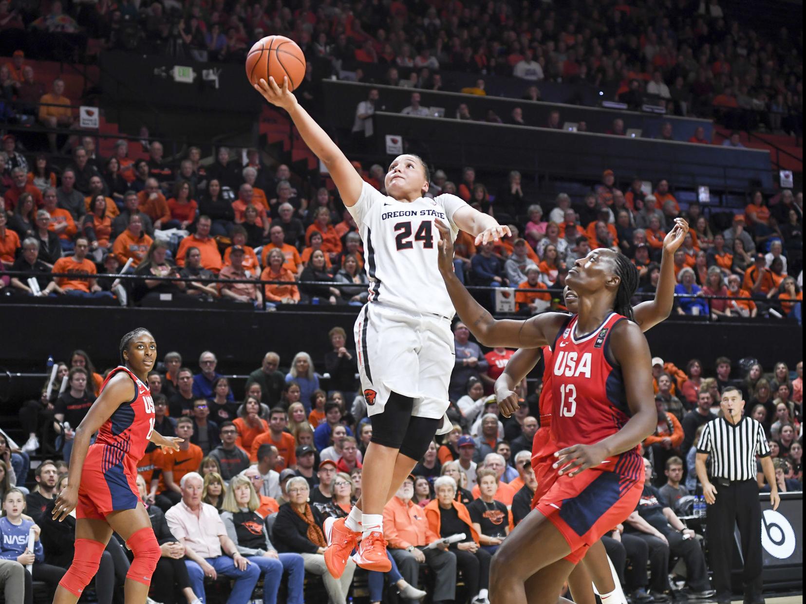 Women S Basketball Beavers Get Chance To Showcase Program Against