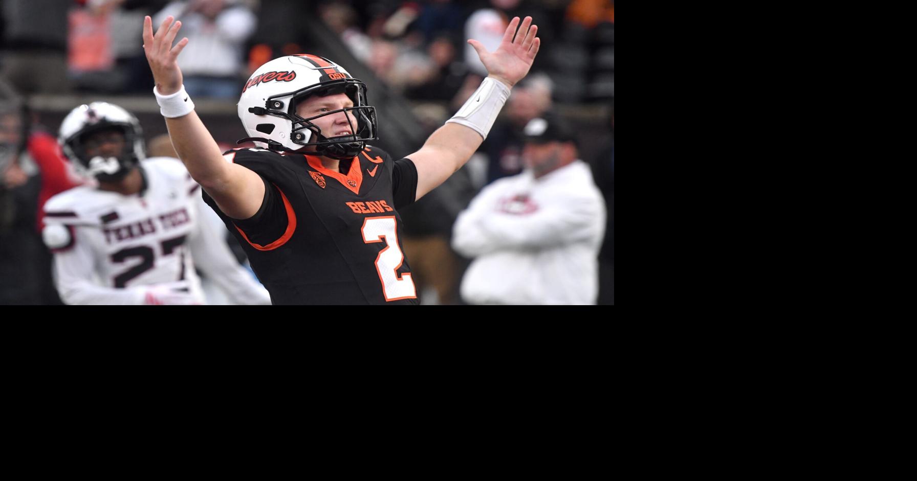 Oregon State football vs. Texas Tech, Braden Atkinson