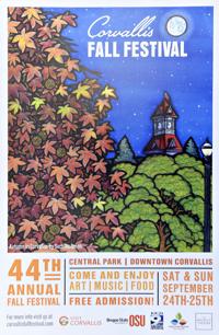 Corvallis Fall Festival 2022 Poster