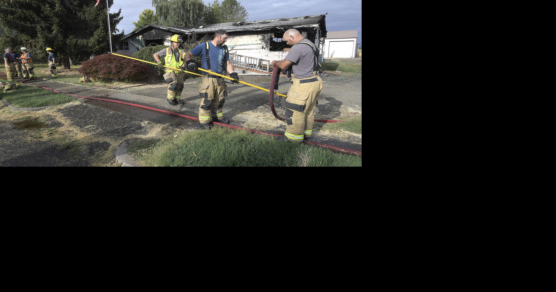 Shedd fire destroys home