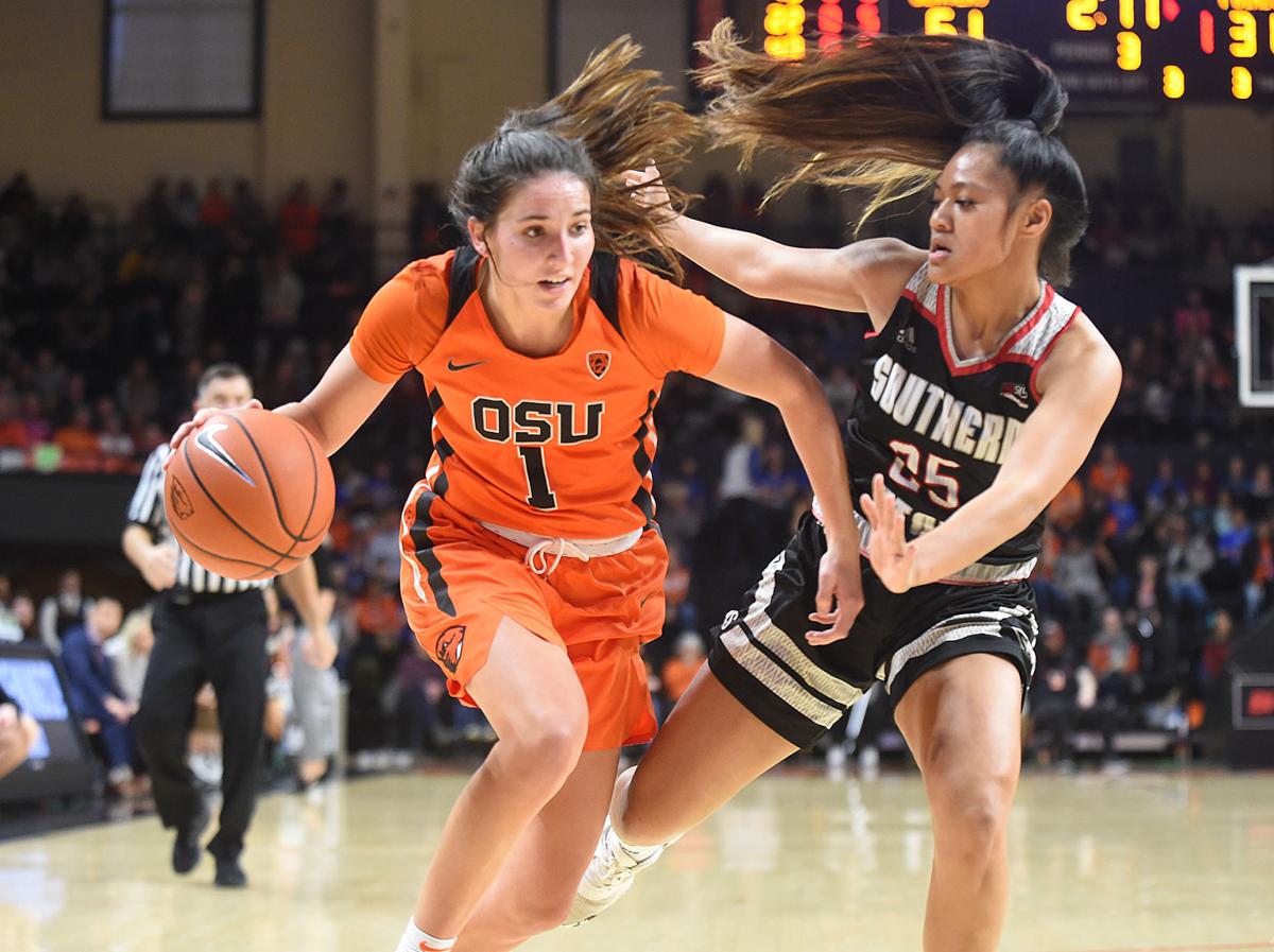 Osu Women S Basketball Beavers Start Fast Roll Past Thunderbirds