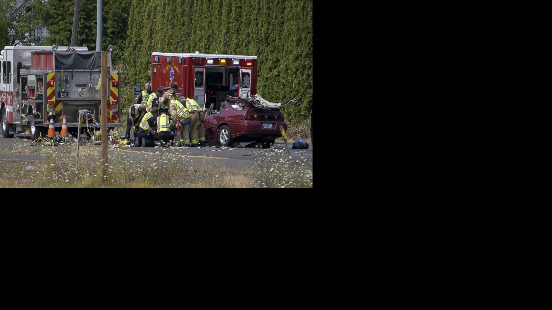 Driver injured in crash at Philomath and Western Local