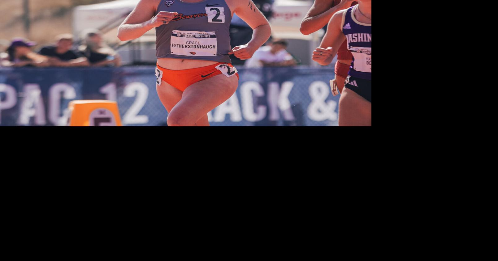 OSU track and field Grace Fetherstonhaugh celebrates two titles at the