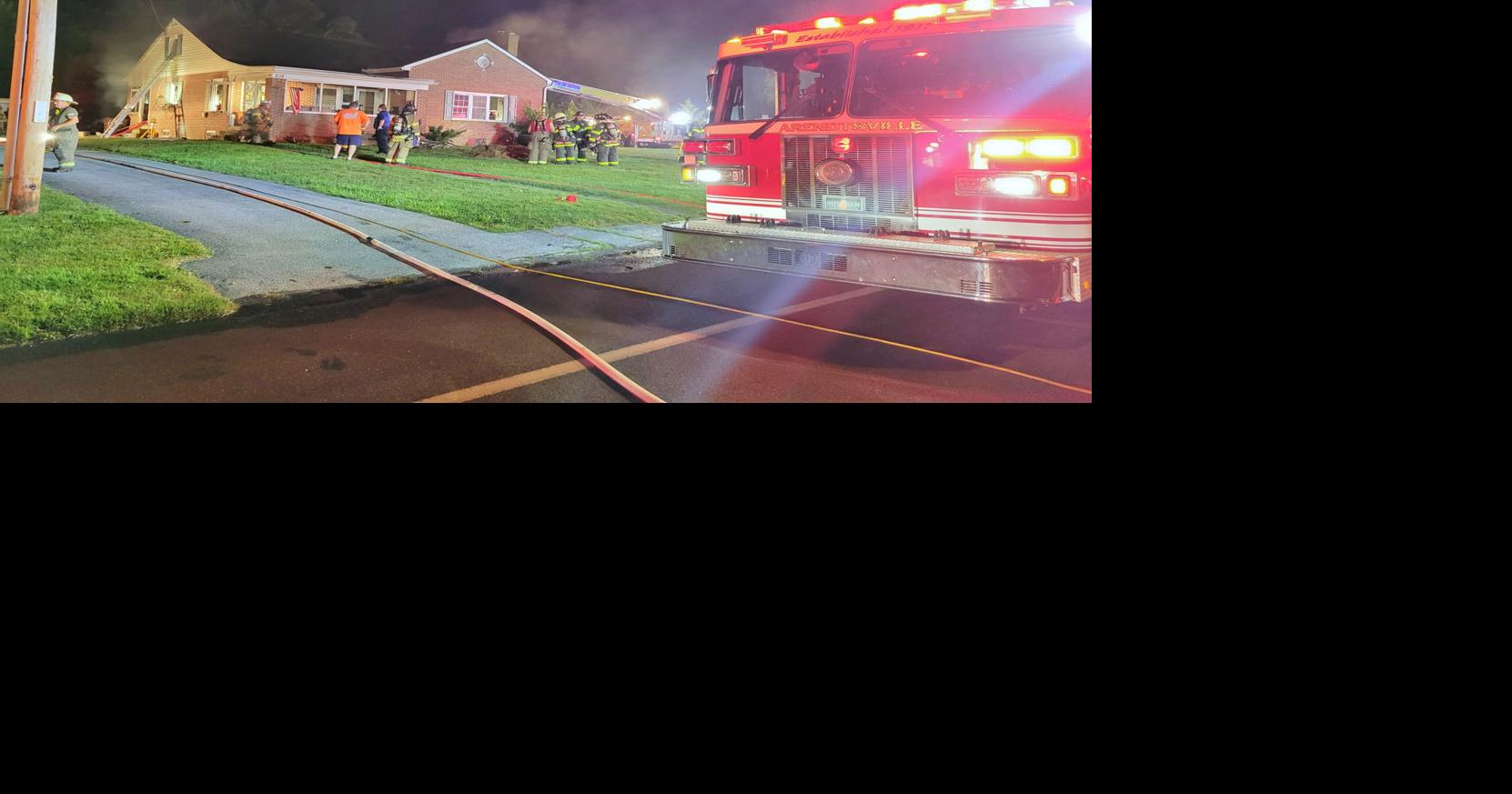 Fire damages house in Arendtsville Local News