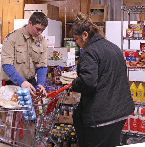 Biglerville Scouts help with food pantry
