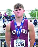 Billman settles for silver in defense of state long jump title