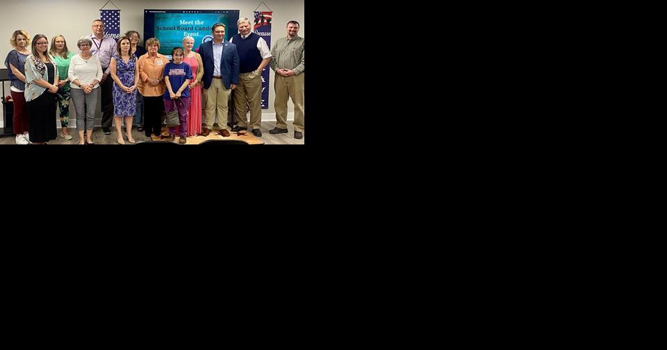 School board candidates speak at meet - Vimarsana News