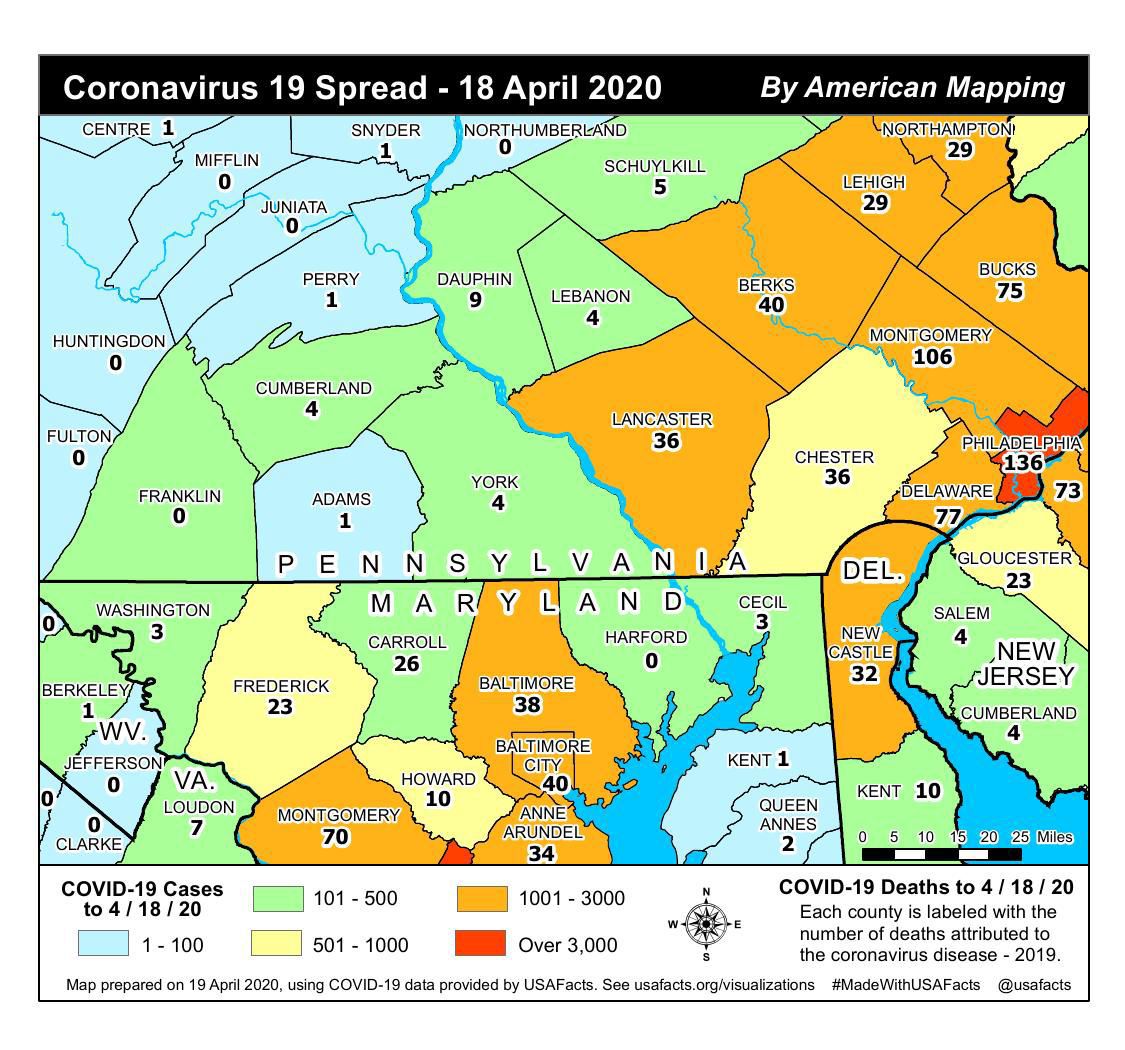 Coronavirus Deaths As Of April 18 Gettysburgtimes Com