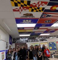 Look up! Fairfield students add color to classroom