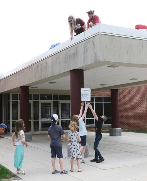 Delivering snacks to the principal