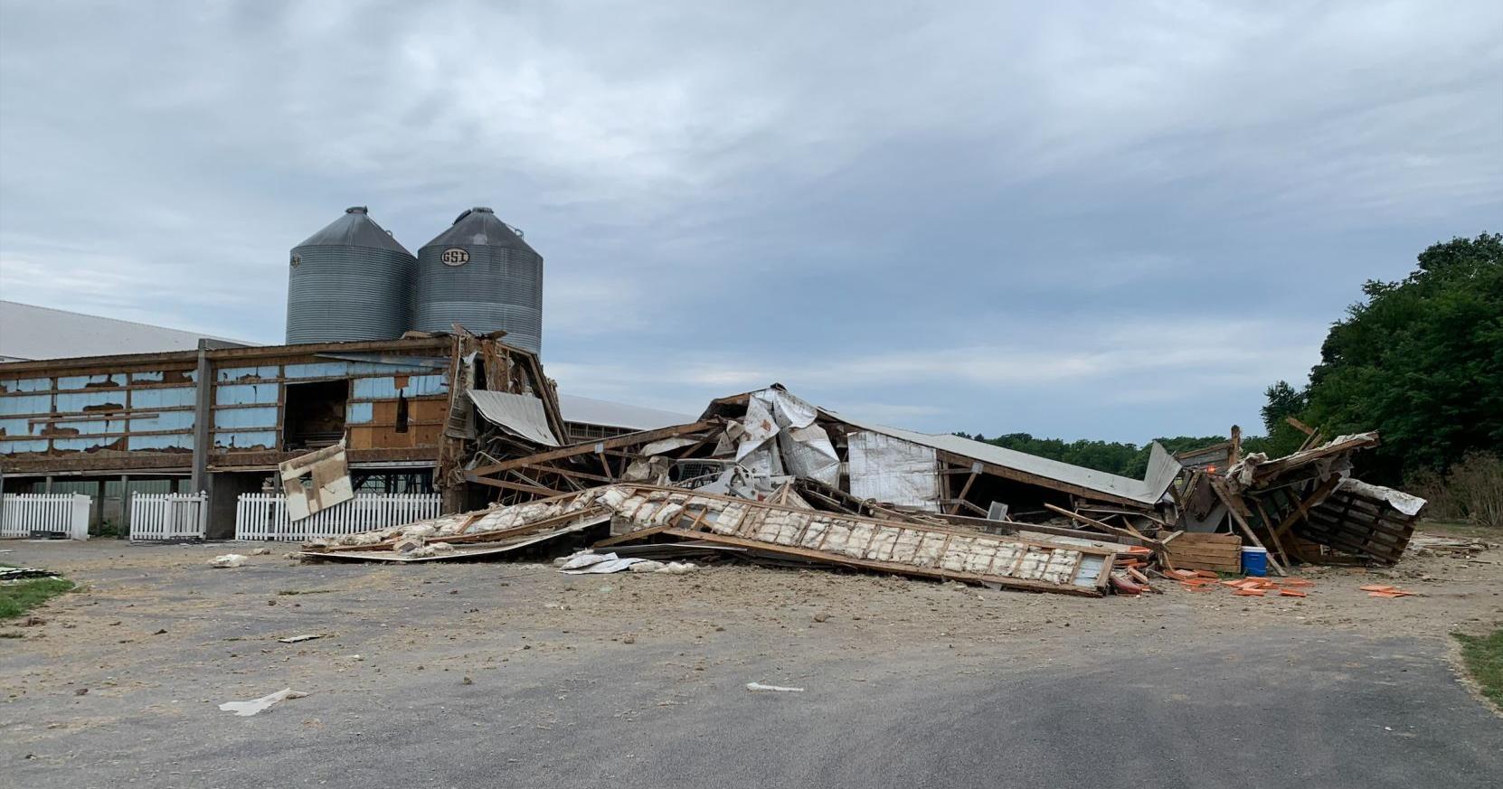 One dead, 7 transported from Hillandale Farms building collapse - Vimarsana News