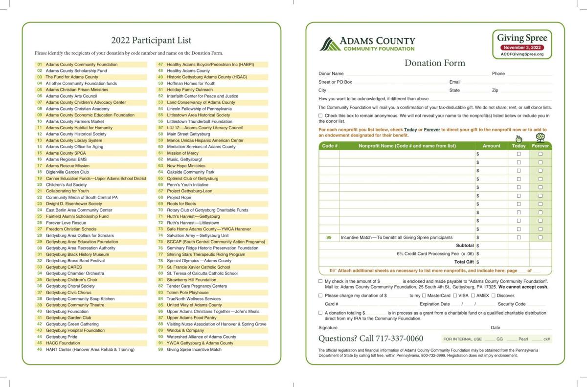 2022 Giving Spree | | gettysburgtimes.com