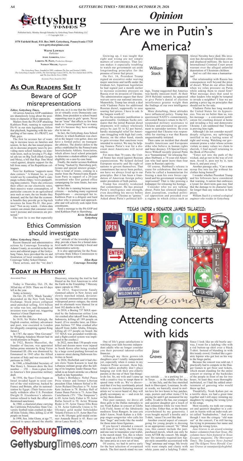 Button Being Clicked Page A4 | Gettysburg Times | gettysburgtimes.com