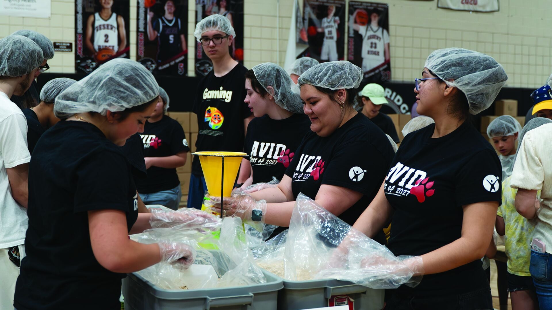 Food Repacking Event Desert Ridge High hosts big food-packing event | News | gilbertsunnews.com