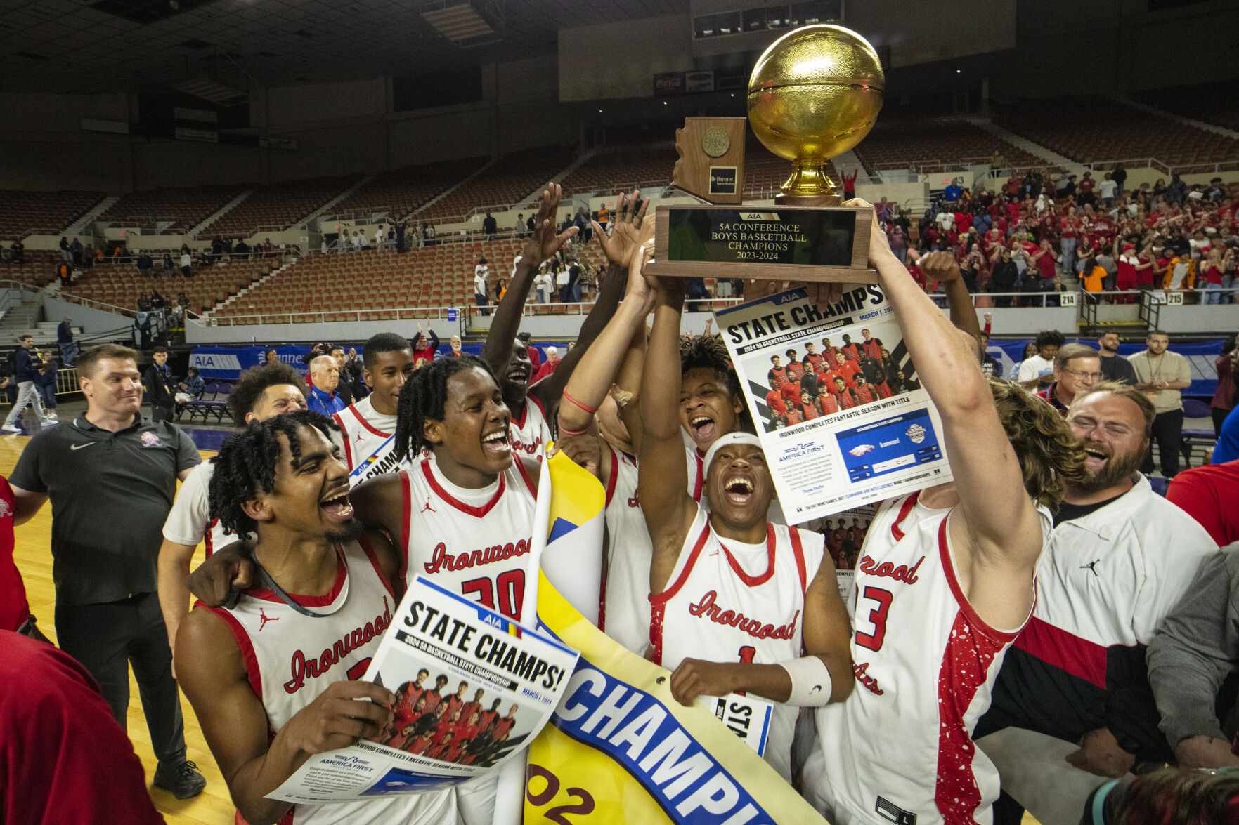 Ironwood basketball clinches 5A state title with stellar performance in emotional victory