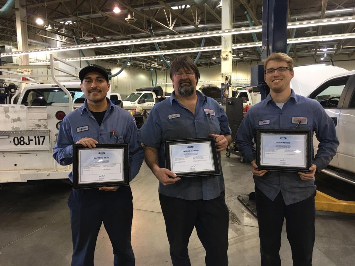 Sanderson Ford Recognizes Technicians News Glendalestar Com