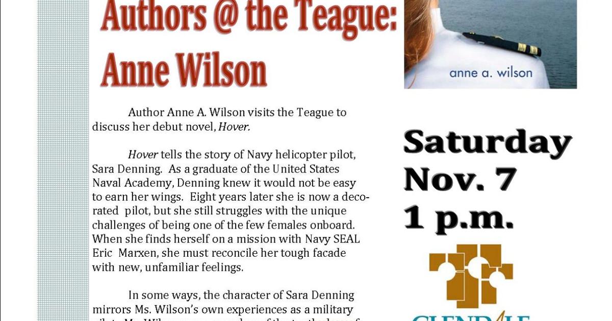Velma Library Local author Anne Wilson visits Velma Teague Library | News ...