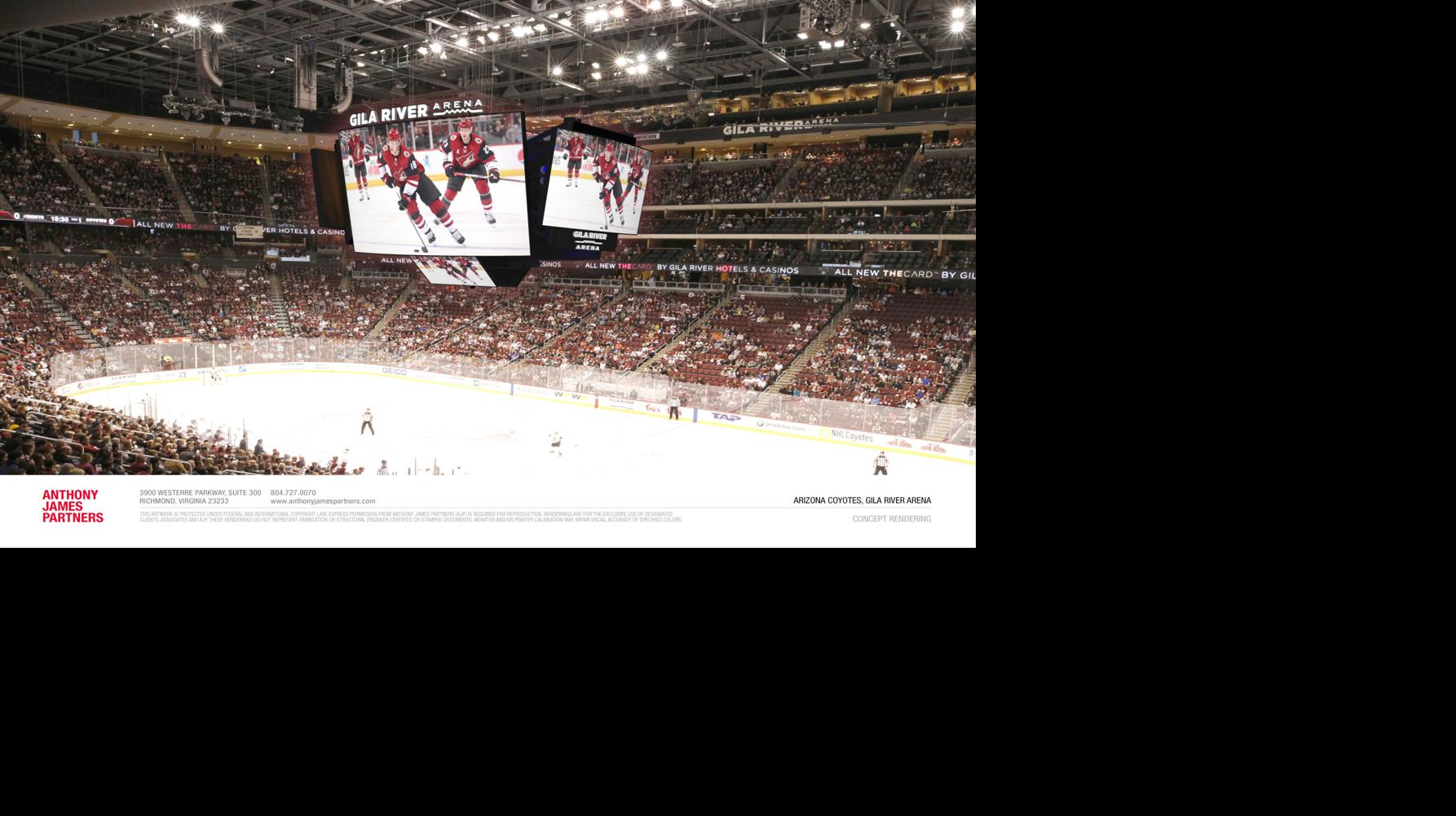 Gila River Arena to install HD videoboard by Coyotes' home opener