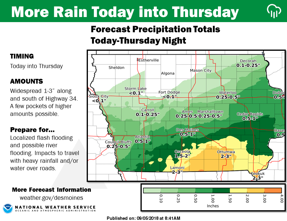 Flood warning issued for Mason City, North Iowa (with photos)