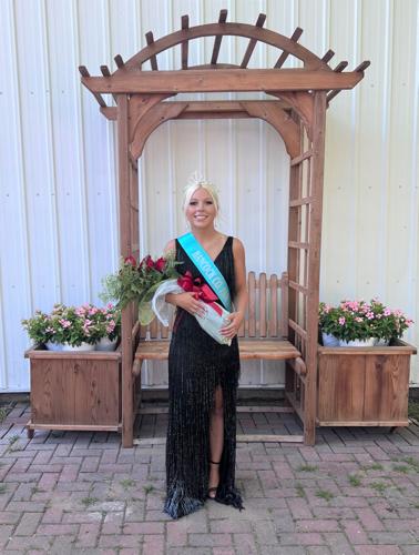 The 2023 Hancock County District Fair Queen, Sydney Tue, is pictured following her crowning..jpeg
