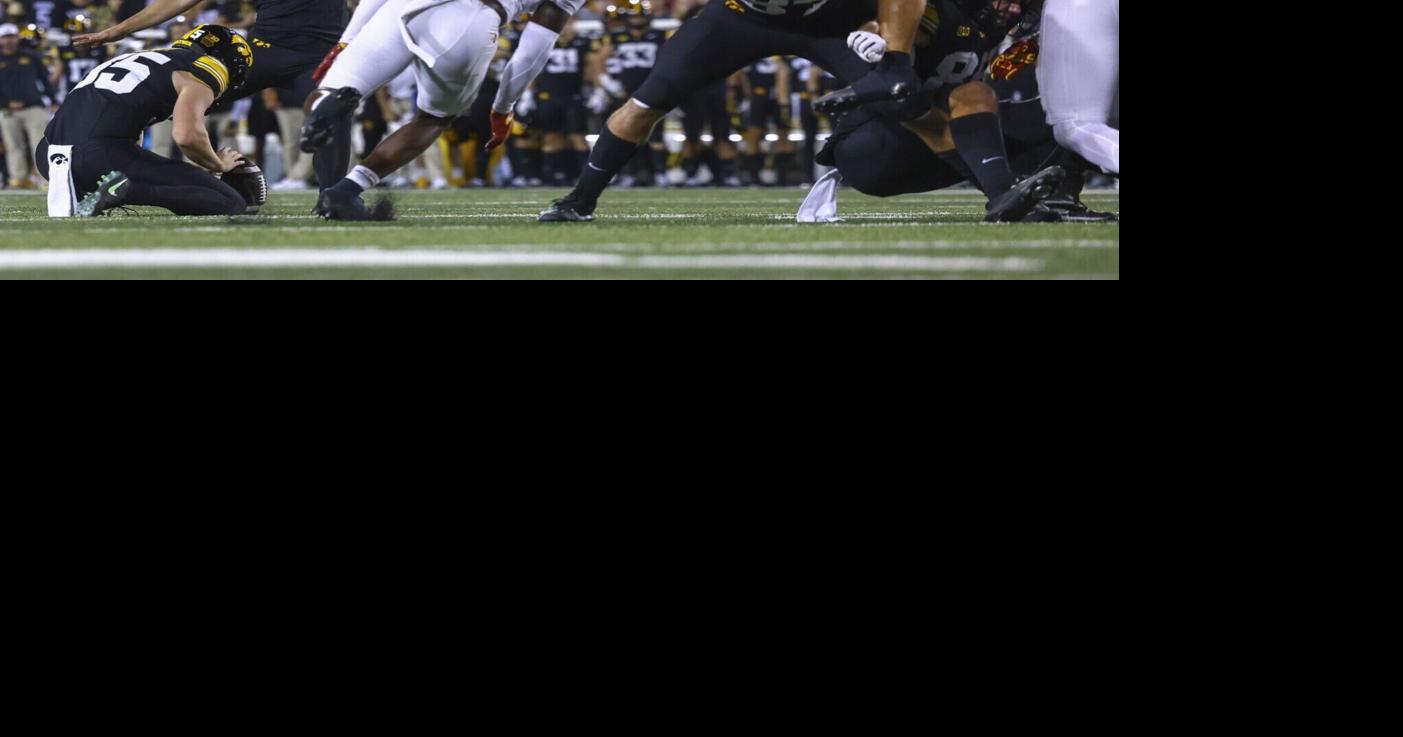 Caden Buhr talks ‘dream come true’ moment as his game-winning kick lifts Iowa over Iowa State