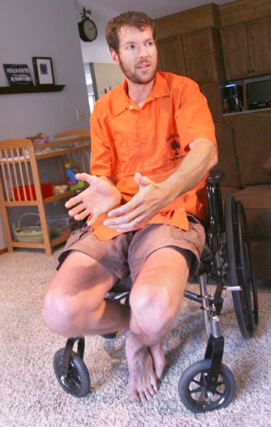 Accident Victim Finds Blessings From His Ordeal Mason City North Iowa Globegazette Com