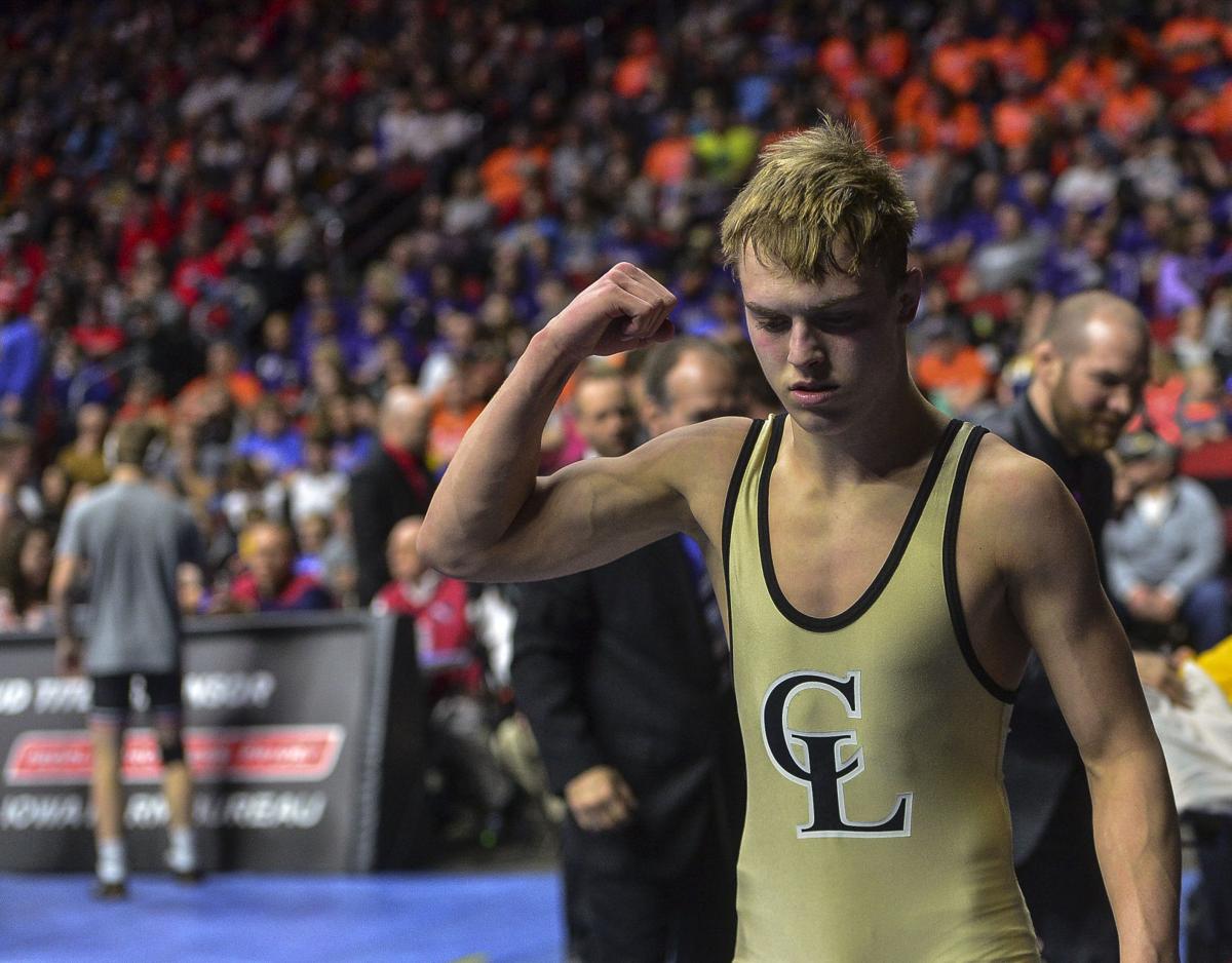 High School wrestling: Clear Lake's Faught, Central Springs' Ryg claim