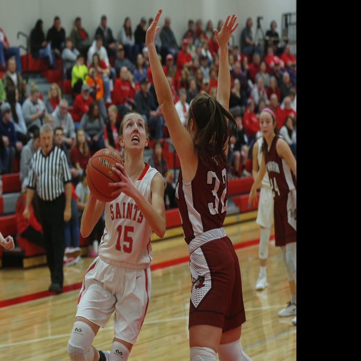 St Ansgar Girls Basketball Destroys North Butler Community